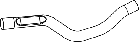 Tubo de escape DINEX 54259