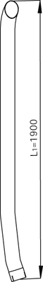 Tubo de escape DINEX 54625