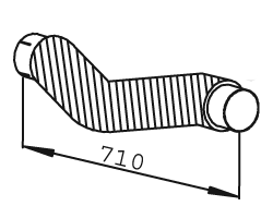 Tubo de escape DINEX 54685