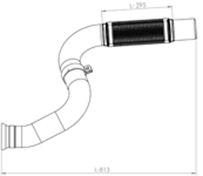Tubo de escape DINEX 56168