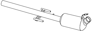 Tubo de escape DINEX 56386