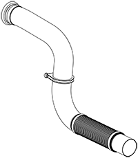 Tubo de escape DINEX 5AA011