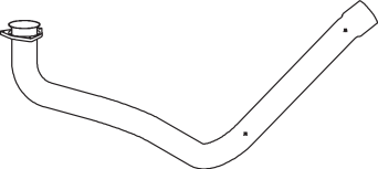 Tubo de escape DINEX 64180