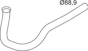 Tubo de escape DINEX 64237