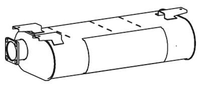 Silenciador central/posterior DINEX 64374