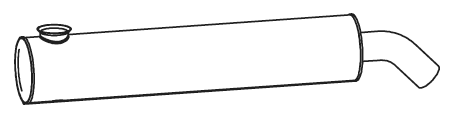 Silenciador central/posterior DINEX 64443