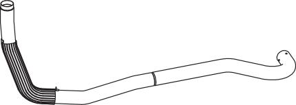 Tubo de escape DINEX 64502