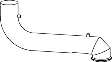 Tubo de escape DINEX 64564