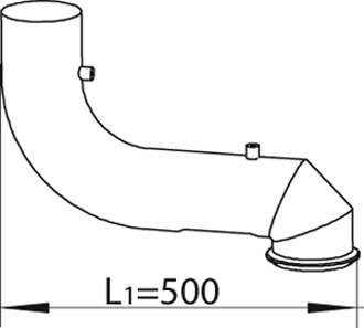 Tubo de escape DINEX 64567