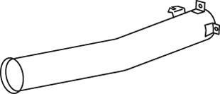 Tubo de escape DINEX 64668