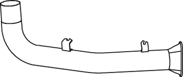 Tubo de escape DINEX 64674