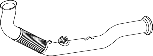 Tubo de escape DINEX 66138