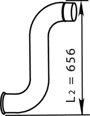 Tubo de escape DINEX 66214