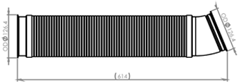 Tubo de escape DINEX 67129