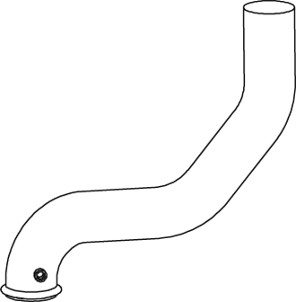 Tubo de escape DINEX 68515
