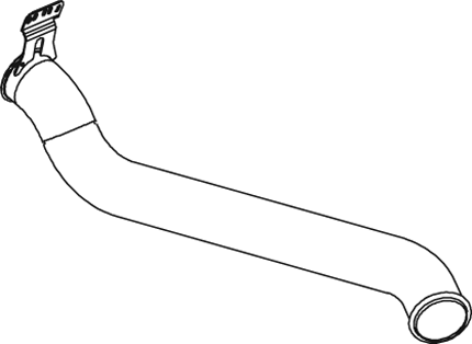Tubo de escape DINEX 68521