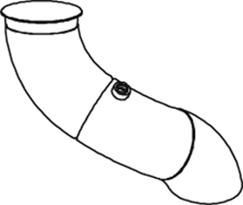 Tubo de escape DINEX 68626