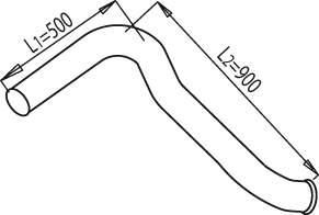 Tubo de escape DINEX 68660