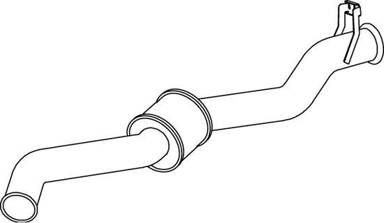 Silenciador posterior DINEX 68691