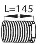 Unión flexible, escape DINEX 68703