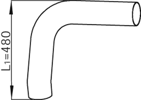 Tubo de escape DINEX 68712