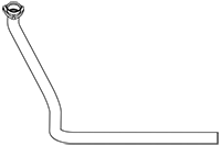 Tubo de escape DINEX 6GA003