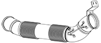 Tubo de escape DINEX 6LE000