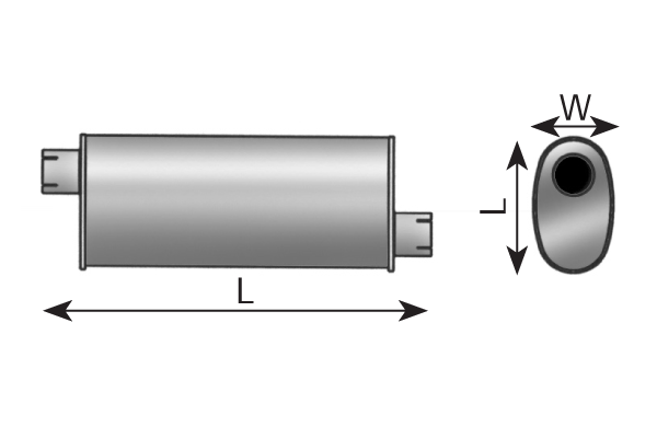 Silenciador central/posterior DINEX 70324