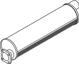 Silenciador central/posterior DINEX 70334