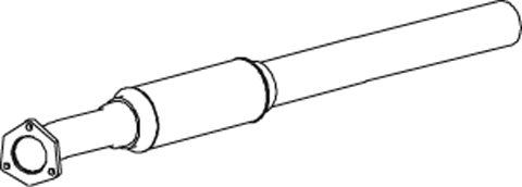 Tubo de escape Vw LT 28-35 II Bus · Vw LT 28-46 II Van · Vw LT 28-46 II Platform/Chassis
