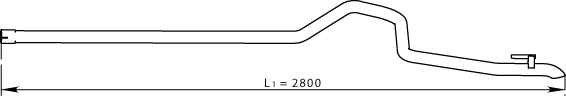 Tubo de escape Vw CRAFTER 30-35 Bus · Vw CRAFTER 30-50 Van · Mercedes-Benz SPRINTER 3,5-t Bus