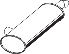 Silenciador central/posterior DINEX 80446