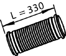 Tubo de escape DINEX 81113