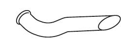 Tubo de escape DINEX 81641