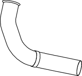 Tubo de escape DINEX 82179