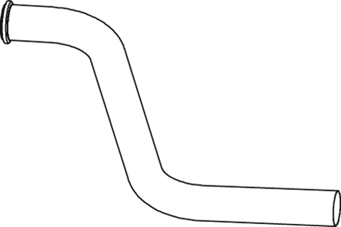 Tubo de escape DINEX 82186