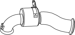 Tubo de escape DINEX 82258