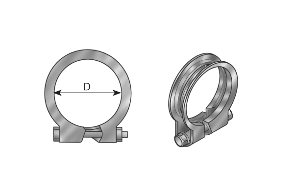 Pieza de fijación, sistema de escape DINEX 99147
