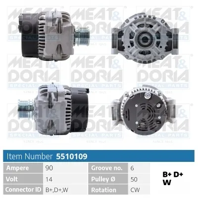 Alternador Mercedes-Benz C-CLASS · Mercedes-Benz SPRINTER 2-t Platform/Chassis · Mercedes-Benz VITO Bus