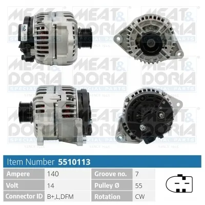 Alternador Fiat DUCATO Bus · Fiat DUCATO Van · Fiat DUCATO Platform/Chassis