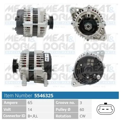 Alternador Chevrolet MATIZ · Chevrolet SPARK · Daewoo MATIZ