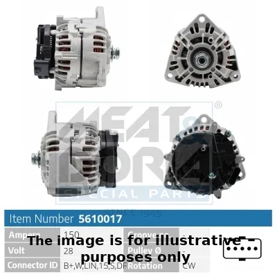 Alternador MEAT & DORIA 5610017P