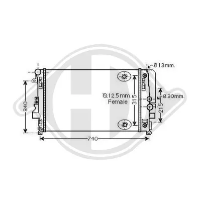 Radiador, refrigeración del motor Mercedes-Benz VIANO · Mercedes-Benz VITO Bus · Mercedes-Benz VITO / MIXTO Van