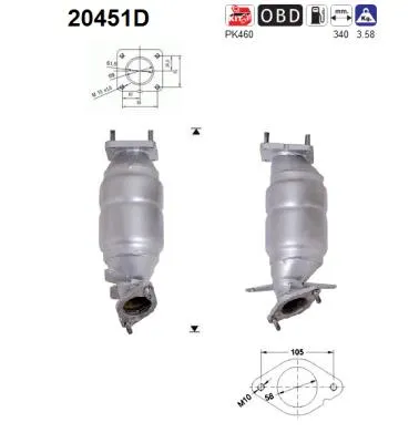 Catalizador Ford MONDEO III · Ford MONDEO III Saloon · Ford MONDEO III Turnier