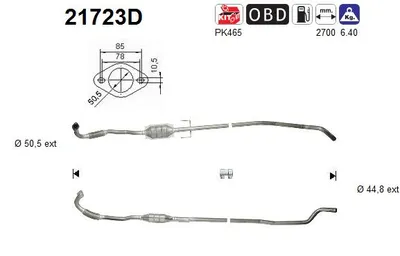 Catalizador Opel CORSA C · Opel CORSA C Hatchback Van