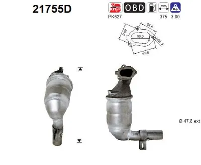 Catalizador Opel MERIVA A MPV · Vauxhall MERIVA A