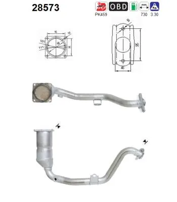 Catalizador Peugeot 307 · Peugeot 307 SW · Peugeot 307 Break