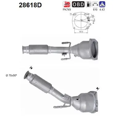 Catalizador Peugeot 407 · Peugeot 407 SW · Citroën C5 II