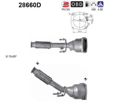 Catalizador Peugeot 407 · Peugeot 407 SW · Citroën C5 II