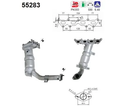 Catalizador Fiat PUNTO